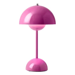 Flowerpot portable table lamp VP9, Tangy pink