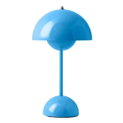 Flowerpot portable table lamp VP9, Swim blue