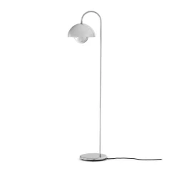 Flowerpot VP12 floor lamp, Chrome