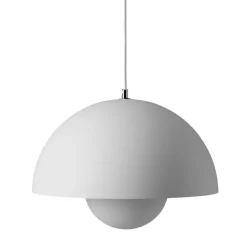 Flowerpot VP7 pendant lamp, matte light grey