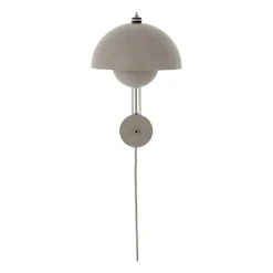 Flowerpot VP8 wall lamp, Grey beige
