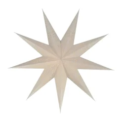Folk advent star, White, Ø60 cm