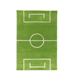 Football rug, green 120x180 cm