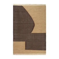 Forene carpet, Tan-Chocolate, 140x200 cm