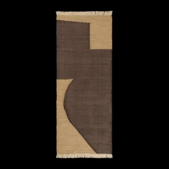 Forene walking mat, Tan-Chocolate, 80x200 cm