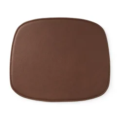 Form seat cushion in ultra leather, Brandy 41574