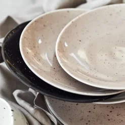 Freckle side plate Ø20 cm, beige