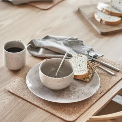 Freckle side plate Ø20 cm, beige