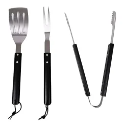 Fredde BBQ grillset 3 pieces, Black