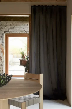 Frej curtain set 140x300 cm, Black