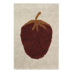 Fruiticana rug L 120x180 cm, Strawberry