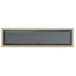 Fumiko plate 11.5x43 cm, Beige-black