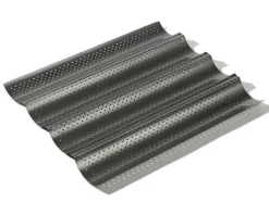 Function baguette pan nonstick 4 baguettes 32.5x38 cm, Black