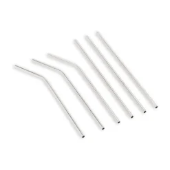 Function straws 6 pieces, Stainless steel