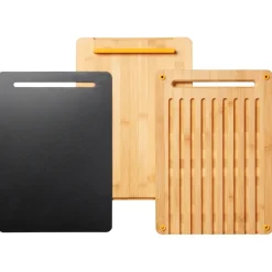 Functional Form cutting board 3 pieces, bamboo-plastic