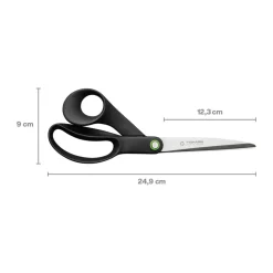 Functional Form universal scissors 25 cm, Black