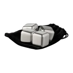 Funktion whiskey stones 4-pack, Stainless steel