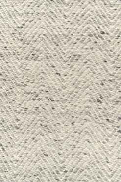 Furrow wool rug natural white/grey, 200x300 cm