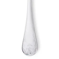 Gammal Fransk dessert spoon silver nickle, 16.2 cm
