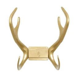 Garden Glory wall mount reindeer, Gold