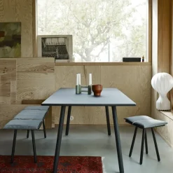 Georg bench, Black stained oak