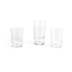 Glass drinking glass L 49 cl 4-pack, Clear