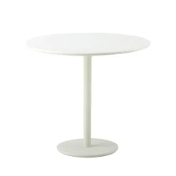 Go coffee table Ø80 cm, White-white
