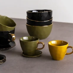 Good Morning Coffee cup mini 17.5 cl, Fir green