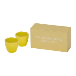 Good Morning egg cup 2-pack, Limelight