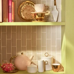 Good Morning teapot, Old pink