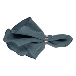 Gracie linen napkins, petrol