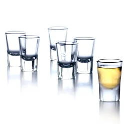 Grand Cru shot glass 6-pack, clear 6-pack