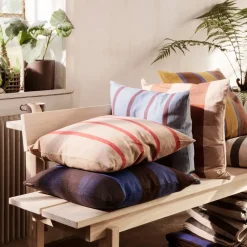 Grand cushion 50x50 cm, Sand-black