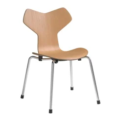 Grand Prix children's chair, Oregon pine-chrome
