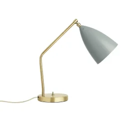 Grasshopper table lamp, blue grey