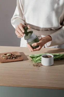 Green Tool herb grinder, Green