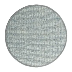 Greenland Swift round rug, Steel blue no. 250, Ø170 cm
