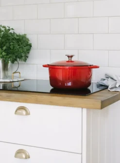 Gretl casserole dish emalj 4 L, Red