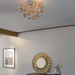 Gross ceiling lamp Ø 50 cm, amber