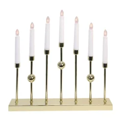 Gustavo candle arch, Brass