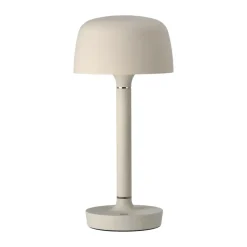 Halo portable table lamp 25,5 cm, Beige