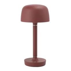 Halo portable table lamp 25,5 cm, Burgundy