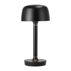 Halo portable table lamp 25,5 cm, Black