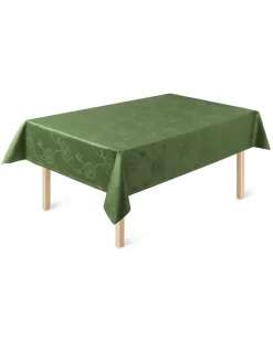 Hammershøi Poppy damask tablecloth green, 150x270 cm