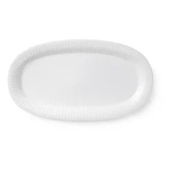 Hammershøi serving plate oval 40x22.5 cm, White