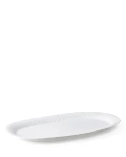 Hammershøi serving plate oval 40x22.5 cm, White