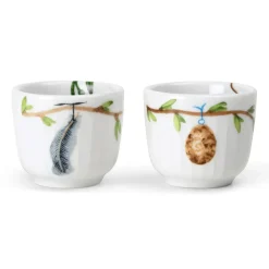 Hammershøi Spring egg cup Ø5 cm 2-pack, white