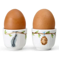 Hammershøi Spring egg cup Ø5 cm 2-pack, white