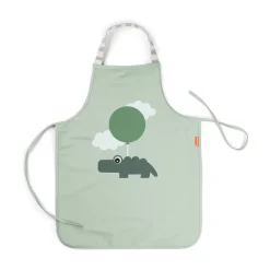 Happy Clouds apron for children, Green