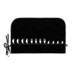 Hardanger cutlery linda for dessert cutlery, Black